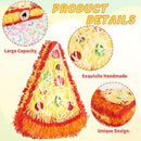 Wernnsai Pizza Piñata - Pizza Decorations For Kids Food Themed Birthday Party Piñata With Blindfold And Bat For Summer Mexican Party Supplies by TinyTreasures Baby Boutique