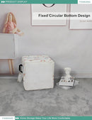 FANKANG Square Nursery Hamper Storage Bins Canvas Laundry Basket Foldable with Waterproof PE Coating Storage Baskets Gift Baskets for Children, Office, Bedroom, Clothes（Square-Love Rainbow ） by TinyTreasures Baby Boutique