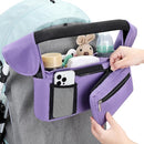 Accmor Universal Stroller Organizer with Insulated Cup Holder Detachable Phone Bag and Shoulder Strap,Stroller Bag Caddy Organizer Fits for Uppababy, Baby Jogger, Britax Strollers by TinyTreasures Baby Boutique