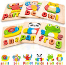 Toddler Puzzles,Wooden Puzzles for Todder 1 2 3 Years Old Boys Girls Eco Friendly Wooden Toys Educational Preschool Gift for Kids(6 Pack) by TinyTreasures Baby Boutique