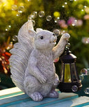 Solar Squirrel Statues for Garden Decor: Outdoor Figurines Sculpture with Lantern for Yard Art Lawn Patio Balcony - Gifts for Mom Grandma by GreenHaven Gardens