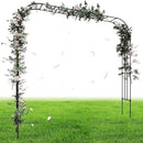 Garden Arch Arbor Trellis, 126" L x 94.5" H, Metal Archway for Climbing Plants Outdoor, Wide Sturdy Garden Arch for Lawn, Party, Ceremony Wedding Decoration by GreenHaven Gardens