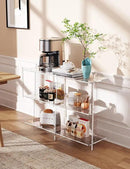 Acrylic Bookshelf, Small 3 Tier Open Bookcase for Small Spaces,Sofa Table, Hallway Entry Table for Home Living Room (Clear, 39.4'' x 11.8'' x 31.5'') by CozyNest Decor