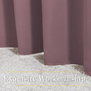 NICETOWN Blackout Curtains 90 inch Length, Sound Reducing Thermal Insulated Grommet Room Darkening Window Treatments for Bedroom/Living Room, 2 Panels, W52 x L90, Dry Rose by TinyTreasures Baby Boutique