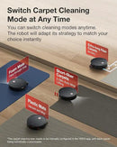 Yeedi S14 Plus Robot Vacuum and Mop, 18,000Pa Suction, OZMO Roller Mopping, ZeroTangle 2.0, TruEdge 3D Sensor, All-in-One Station with Auto Hot Water Washing & Self-Drying, Black by CozyNest Decor