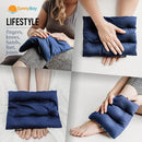 SunnyBay USA-Made 4-lbs Lava Sand Microwave Heating Pad with Organic Cotton Fabric for Cramps and Body Pain, Superior Heat Retention, Washable, Odorless, Weighted, 8x12 Inches by CozyNest Decor