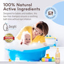 Oeight Tearless Baby Shampoo, Hypoallergenic & Dermatologically Tested Baby Shampoo, 100% Natural Active Ingredients with Chamomile, Parabens & SLS Free, Fragrance Free, for Sensitive Scalp, 200 ml by TinyTreasures Baby Boutique