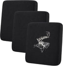 hyha Waterproof Couch Cushion Covers for Pets, Non Slip Sofa Seat Cover for Dogs Washable, Soft Thick Stretch Jacquard Fabric, Sofa Slipcovers with Elastic Bottom (3 Pieces, Black) by CozyNest Decor