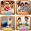 Toddler Montessori Busy Board - Wooden Educational Toy with Lights, Switches, Compass, Relay, Spinner - Sensory Board - Preschool Motor Skills Learning Activities - Christmas & Birthday Gift by TinyTreasures Baby Boutique