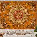 Lunerfex Floral Mandala Tapestry Boho Tapestry for Bedroom Brown Tapestries Wall Hanging Living Room Wall Art and Home Decor 70x90 by CozyNest Decor