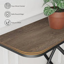 BECHAEO Farmhouse Narrow Console Table for Living Room, 47.4" Rustic Narrow Entryway Table, Sofa Tables Behind The Couch, Industrial Wooden Accent Tables for Hallway, Foyer Walnut by CozyNest Decor