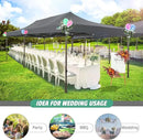 COBIZI 10x20 Pop Up Canopy Heavy Duty Without Sidewalls, Commercial Heavy Duty Pop Up Tent for Parties All Weather Waterproof and UV 50+ Wedding Tent with Roller Bag(Legs Upgraded),Grey by GreenHaven Gardens