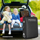 RAYMACE Padded Stroller Travel Bag for Airplane,Stroller Gate check bag with Wheels Compatible with UPPAbaby Vista,Vista V2,Cruz,Cruz V2, Travel Safe Protection Storage Bag,Patterned Design,Black by TinyTreasures Baby Boutique