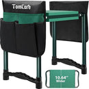 TomCare Garden Kneeler and Seat 10.64” Wider Larger Soft Kneeling Pad Garden Bench with 2 Large Tool Pouches Heavy Duty Garden Stool Foldable Tools Gardening Gifts for Women Men Gardeners by GreenHaven Gardens