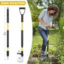 39" Stand Up Weed Puller Tool - Heavy Duty Detachable 3-Claw Weeder with Ergonomic Long D-Handle | Tools for Effortless Garden Weed Removal (Dandelions, Thistles & More) by GreenHaven Gardens