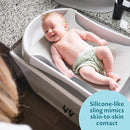 The First Years Rain Shower Baby Bathtub Set - Includes Infant Sling, Soothing Spray Shower Head, Fresh Water Tank and Built in Soft Brush - 3 in 1 Grow with Me Design - Baby Bath Essentials by TinyTreasures Baby Boutique