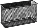 Magnetic Storage for Locker Baskets Organizer Black Magnetic Basket with 5 Strong Magnets, Magnetic Locker Organizer Holder for Whiteboard Office, 6.29'' × 2.28'' × 3.54'' by CozyNest Decor