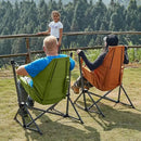 Timber Ridge Hammock Camping Chair with Adjustable Backrest, Heavy Duty Folding Hammock Chair Supports 300lbs, Portable Hammock Chair for Camping, Travelling and Patio, Green by GreenHaven Gardens
