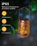 Hummingbird Solar Lanterns Outdoor Waterproof, Mothers Day Gifts Birthday Gifts for Women Mom Grandma Sister, Hanging Solar Lantern Garden Decor for Outside Yard Patio Porch Pathway Lawn Balcony by GreenHaven Gardens