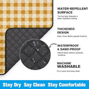 TigeJoy Extra Large Picnic Blanket Waterproof Foldable 80''x118'', Outdoor Picnic Mat Beach Blanket Sandproof for Park, Grass, Travel, Hiking, Camping Essentials, Gingham Picnic Blanket by TinyTreasures Baby Boutique