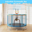 Trampoline for Kids, Upgrade Full Anti-Rust 440lbsToddler Trampoline with Net, Upgraded Ring Legs with Adjustable Gymnastics Bar&Toys, Gifts for Ages 1-8 Boys&Girls by TinyTreasures Baby Boutique