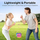 Contixo KS1A Kids Mini Karaoke Machine with LED Lights, 7–10H Playback, Dual Wireless Mics, Magic Voice Effects, Bluetooth Speaker for Children, Portable Singing Toy Gift for Boys & Girls, Pink by TinyTreasures Baby Boutique