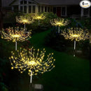 Solar Garden Lights Outdoor Waterproof 200 LED Fireworks Lights Solar Powered Sparkles Landscape Fairy Light Outside Decorations Light for Yard Patio Pathway Lawn Party Walkway Decor, 6 Pack by GreenHaven Gardens