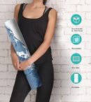 Non Slip Yoga Mat TPE Workout Mat for Men Women, Thick Workout Mat with Carrying Strap, Fitness Mats for Exercise, Yoga, Fitness, Pilates, Floor Workouts (72" x 24" x 6mm) by TinyTreasures Baby Boutique