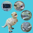 Outdoor Solar Statue Garden Decor, Dinosaur Garden Statues Outdoor Patio Lawn, Balcony Decoration, Solar Garden Outdoor Dinosaur Statues with LED Lights, Unique Gifts for Women by GreenHaven Gardens