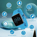 Kids Watches for Girls Boys Digital Sport Watch with Step Counter Pedometer Vibration Alarm Clock, No App Waterproof Fitness Tracker Kids Watch Boys Girls Teens Students Ages 5-16 by TinyTreasures Baby Boutique