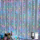 JMEXSUSS 300LED Easter Decorations Curtain Lights with Remote, 9.8x9.8ft Easter Sting Lights Plug in for Bedroom Wall Window Party Backdrop Porch Patio Garden Yard Indoor Outdoor Decor by CozyNest Decor