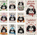 Seasonal Garden Flags Shih Tzu Double Sided Flags Set of 11 Holiday Farmhouse Indoor Outdoor Yard Lawn Chrismtas Gifts Decorations 12.5x18 Inch by GreenHaven Gardens