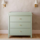 Graco Sasha 3-Drawer Chest with Changing Table Topper (Sage) – GREENGUARD Gold Certified, Nursery Bedroom Wood Chest with Spacious Storage, Interlocking Drawer System, Pre-Installed Tracks by TinyTreasures Baby Boutique