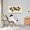 Boho Wall Art Chic Home Wall Art Modern Bohemian Feather Canvas Wall Art Decor For Apartment Dorm Living Room Bedroom Nursery Backdrop 20"W X 40"L Ready To Hanging by CozyNest Decor