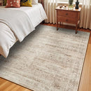 Lofus 5x7 Area Rug for Living Room,Beige Washable Area Rugs with Non-Slip Backing,Soft Neutral Carpets for Bedroom Dining Room Home Office Indoor Nursery by TinyTreasures Baby Boutique