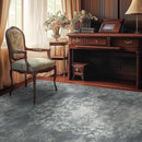 jinchan Vintage Floral 4x6 Area Rugs - Machine Washable Distressed Design Soft Ultra-Thin Low-Pile Non-Slip Carpet for Entryway Kitchen Bedroom Nursery Living Room Dining Room (4x6ft,Grey) by TinyTreasures Baby Boutique