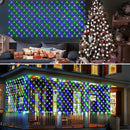 KNONEW 2-Pack 360 LEDs Christmas Net Lights 13ft x 9.8ft Outdoor Mesh Lights Connectable Waterproof 8 Modes & Timer Plug-in Net Fairy Lights for Bushes Garden Party Wedding Holiday,Blue and Green by GreenHaven Gardens