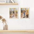 upsimples 8x10 Picture Frame, Natural Solid Wooden Picture Frames, Display 5x7 with Mat or 8 x 10 Without Mat, Wall or Tabletop, 1 Pack, White by CozyNest Decor