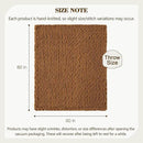 Carriediosa Chunky Knit Throw Blanket 50" X 60", 100% Hand Made Large Chenille Loop Yarn Soft Fluffy Throws for Couch Sofa Bed, Big Crochet Cozy Heavy Thick Cable Woven Blanket, Light Brown by CozyNest Decor