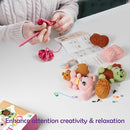 A-URA Learn to Crochet Kit for Beginners Kids and Adults, Premium 3 Animal Pattern Large Size Beginner Crochet Kits with Easy Tube Yarn & Step-by-Step Video Tutorials (Safari Friends–Larger Plushies) by TinyTreasures Baby Boutique