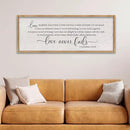 LuZhiQiang Love is Patient Love is Kind Wall Decor 40"X15" Bible Verse Quote 1 Corinthians 13 For Bedroom Above Bed Christianity Couple Sign Large Wood Framed Wall Hanging Art (Wood) by CozyNest Decor