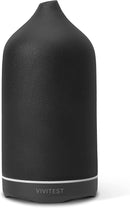 VIVITEST Diffusers for Essential Oils,Stone Oil Diffuser,Ceramic Essential Oil Diffusers Black for Home (250ML) by TinyTreasures Baby Boutique