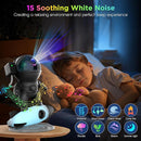 Astronaut Galaxy Projector for Bedroom, Star Projector Galaxy Light with App & Remote Control, White Noises, Bluetooth Speaker, Rocket Night Light for Kids, Ceiling, Gifts, Room Decor by TinyTreasures Baby Boutique