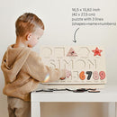 Puzzles for Toddlers Boy and Girl, Personalized Name Puzzle, 12 Month Toy, Gifts for 0 1 2 3 Years Old, Baby Gifts, Baby Shower, Christmas, NewBaby Gift, 0 3 6 9 12 18 24 36 Months by TinyTreasures Baby Boutique