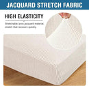 H.VERSAILTEX Super Stretch Individual Seat Cushion Covers Sofa Covers Couch Cushion Covers Slipcover Sets Thick Jacquard Textured Twill Fabric (1 Piece Sofa Cushion Cover, Ivory) by CozyNest Decor