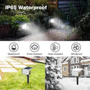 [ 8 Pack/56 LED ] Solar Lights Outdoor Motion Sensor, Spot Landscape Lighting with 3 Modes, Waterproof Spotlights Dusk to Dawn for Outside Yard Tree Garden Pathway Sidewalk Driveway, Cool White by GreenHaven Gardens
