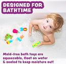Tub Works® Tools™ Mold Free Bath Toys, 6 Pack | Sealed, No Hole Bath Toys Design Keeps Moisture Out | Soft, Squeezable & Float on Water | Easy-Grip Baby & Toddler Bathtub Toys | Great for Baby Pools by TinyTreasures Baby Boutique