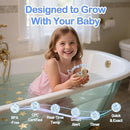 Baby Bath Thermometer for Bathtub, Room|Water Temperature, Baby Bath Floating Toy|Kids Bathroom Safety, Digital LCD with Timer by TinyTreasures Baby Boutique