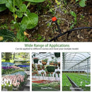 320 Pcs Drip Irrigation Fittings Kits for 1/4" Tubing, Drip Irrigation Barbed Connectors, Drip Line Connectors for Drip Systems(4-Way Coupling, Tee, Elbow, End Plug, Coupling) by GreenHaven Gardens
