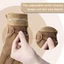 HLDD HANDLANDY Work Gloves for Women and Ladies, Leather Gardening Gloves Flexible Mechanic Working Gloves